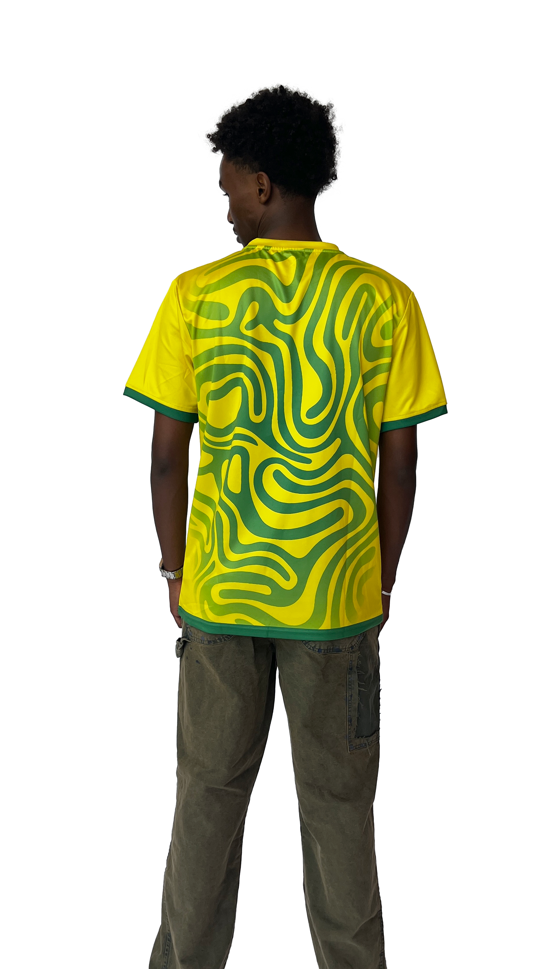 HFC Football Shirt Yellow/Green